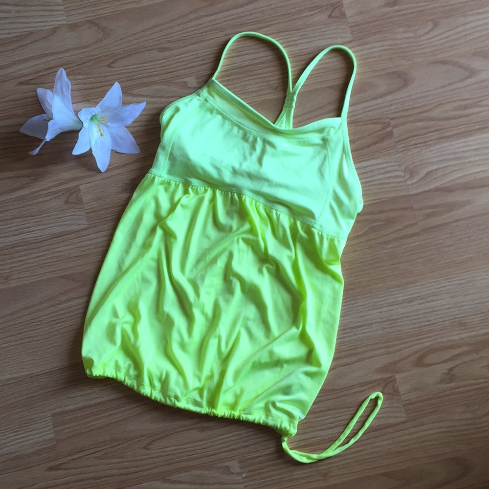 Champion Neon Yellow Bubble Tank
